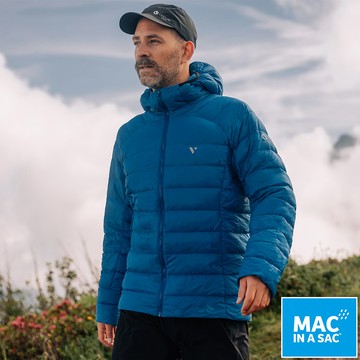 【MAC IN A SAC】男款VENTURE輕暖袋著走羽絨外套MNS151藍