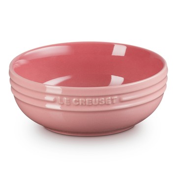 LE CREUSET -瓷器輕虹霓彩系列深圓盤13cm 薔薇粉
