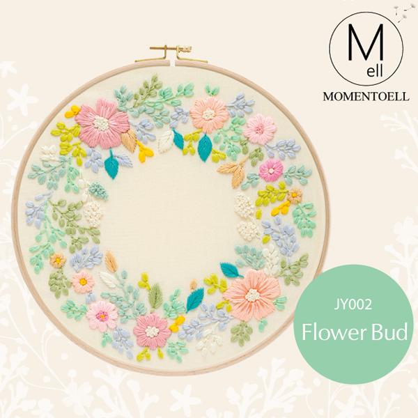 刺しゅうキット Momentoell 刺繍キット Flower Bud DMC ディーエムシー JY002