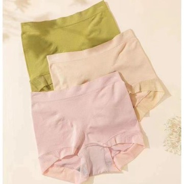 茜木真品石墨烯抗菌抑菌高腰網紗四角無痕提臀內褲養生女內褲9506