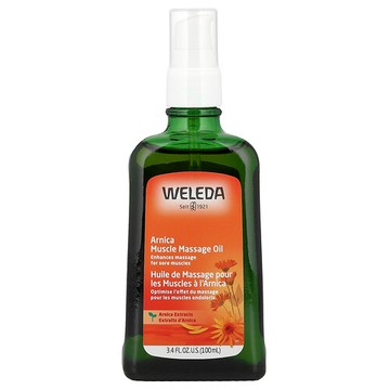 Weleda, 山金車肌肉按摩油，3.4 液量盎司（100 毫升）