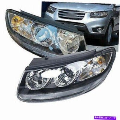 USヘッドライト 2007-2012サンタフェヘッドライトヘッドランプ左の運転手+右助手席側 For 2007-2012 Santa Fe Headlights Headlamps Left