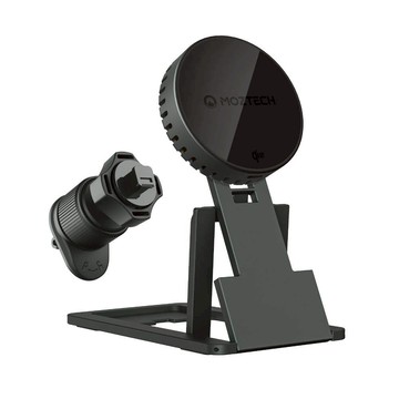 MOZTECH｜Qi2磁吸無線充電盤(風扇款)-黑色