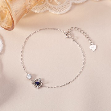 925純銀宇宙星球手鏈女ins小眾設計手飾高級感簡約冷淡風飾品