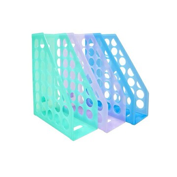 聯合文具 AMF6800-9 開放式雜誌箱(果凍3色) 文件收納盒