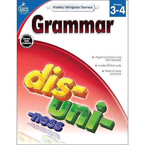 Grammar  Grades 3-4: Common Core Edition (Kelley Wingate)