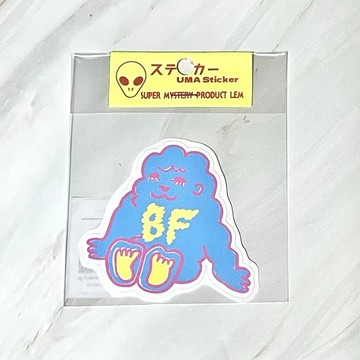 粉彩大腳怪 Bigfoot 貼紙