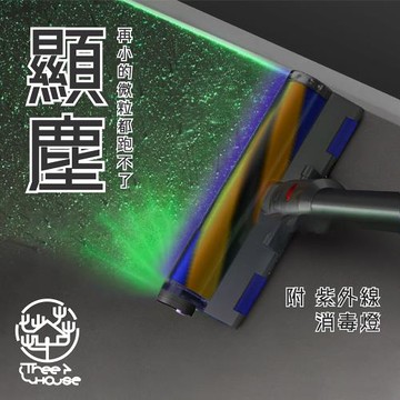 小樹屋-雷射光吸塵器輔助消毒顯塵燈 吸頭配件 寵物清潔 毛髮清潔 除塵專家