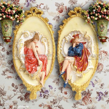 歐式古典英格蘭爵士壁掛壁飾掛飾墻飾背景墻玄關裝飾品浮雕壁飾掛