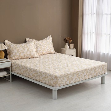 雙人加大床包枕套組/ 天絲棉400織 / 麗雅絲 [鴻宇] 台灣製 - 2518