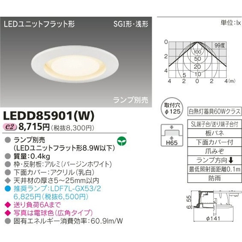 TOSHIBA LEDダウンライト