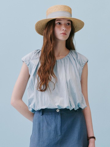 Balloon Round Blouse_Sora