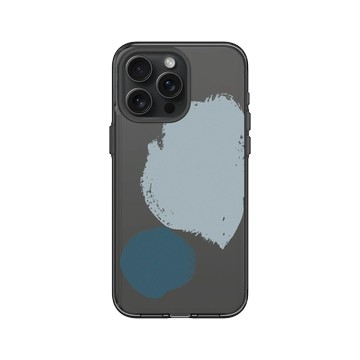 iPhone 15 Pro Max Clear 酷墨灰 - Blob / 一團一團 - 蔚藍海沫