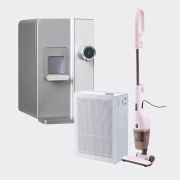【成家3件組-10坪推薦】OASIS三溫製冰沁涼飲水機IF-3ICE01M-冰塊機+Coway 綠淨力玩美雙禦空氣清淨機AP-1019 再送Twinbird吸塵器