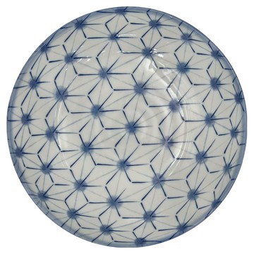 麻紋湯皿 - 日本製  白色  1個  21