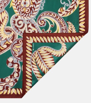 Etro Printed silk scarf