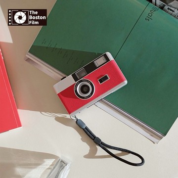 新色上市【The Boston Film 波士頓底片公司】 The Boston Film H36 日式復古閃光燈底片相機 - 緋紅