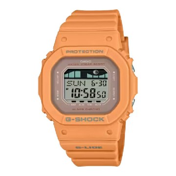 CASIO卡西歐G-LIDE GLX-S5600-4 潮汐月相電子錶/40.5mm/橘款｜樂天全館特惠中★指定刷卡回饋10%
