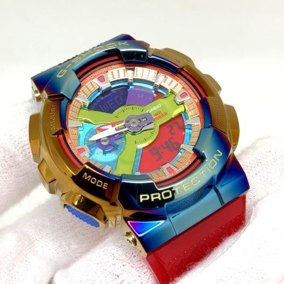 即決 G-SHOCK GM-110RB-2AJF メタルカバード レインボーIP