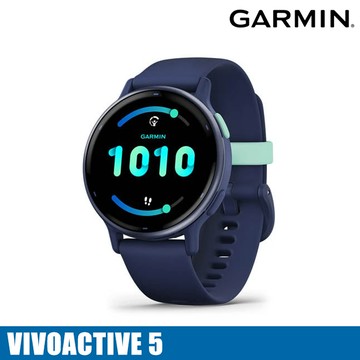 【展示品】GARMIN vivoactive 5 音樂GPS智慧腕錶 010-02862-22 / 海軍藍