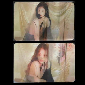 ⭐韓國代購正版⭐JENNIE SOLO專輯同款特閃卡
