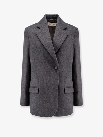 Recycled wool blend blazer - ROHE - gender_Woman
