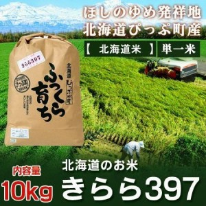 北海道 米 きらら397 10kg 送料無料 北海道産米 ぴっぷ産米 きらら397 米 10kg 白米 精米 米 10キロ 北海道米 米 白米