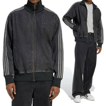 Adidas Denim FB TT 男款 黑色 純棉 寬鬆 丹寧 牛仔 外套 KD1516