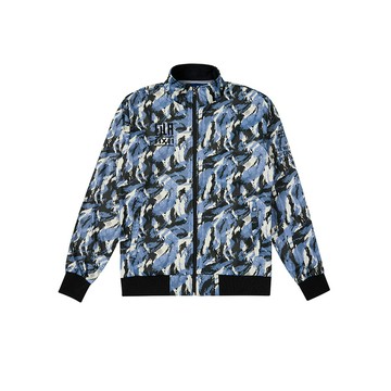 FILA GOLF 男機能防風保暖刷毛外套-丈青 1JKZ-6806-NV