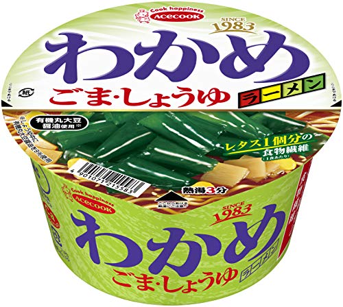 エースコック わかめラーメン ごましょうゆ 93g 12個