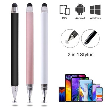 ⚡熱銷款 多用途智能平板手機 2 合 1 電容觸控筆可兼容IPhone 繪圖筆/Ipad/android所有電容式觸摸屏