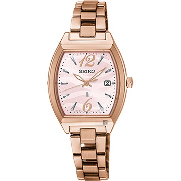 SEIKO 精工 LUKIA 動人時刻太陽能女錶 V137-0CE0V(SUT356J1)