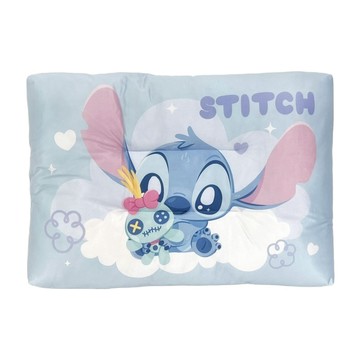 迪士尼 史迪奇 水洗枕  45 x 30 x 5cm  我的醜ㄚ頭 藍色  1個