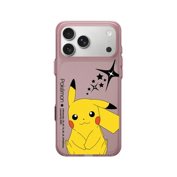 iPhone 17 Pro Max Clear (相機按鈕) 晶醺玫 - 寶可夢 Pokemon - 微笑皮卡丘
