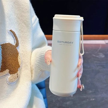 掃貨趁現在 保溫杯 大容量 隨行杯 保溫瓶 保冷杯 高質感 保溫杯女生新款高顏值泡茶茶杯杯子辦公室學生簡約不鏽鋼便攜水杯