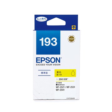 【EPSON】NO.193 T193450 標準型黃色墨水匣【三井3C】