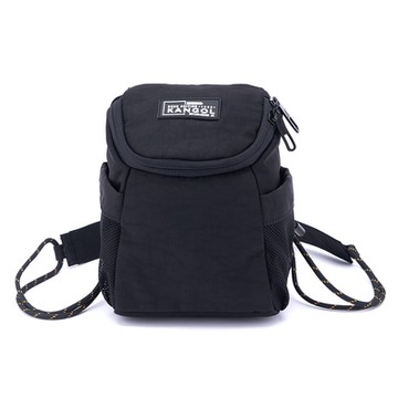 KANGOL 水洗尼龍小側包-黑-6325171120