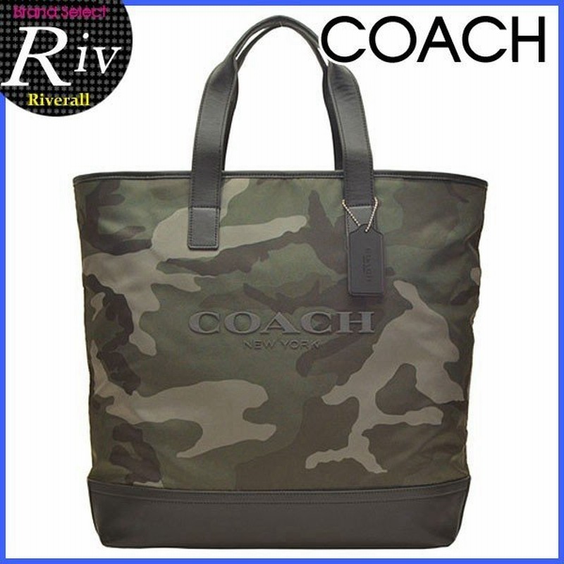 全品5 還元 29日2時 コーチ バッグ メンズ トートバッグ カモフラージュ 迷彩 F Coach 通販 Lineポイント最大0 5 Get Lineショッピング