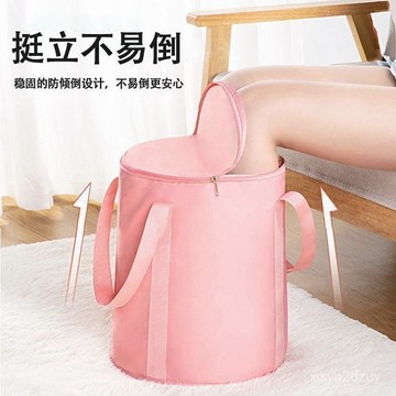 泡腳桶可折疊泡腳袋過小腿過膝深桶家用養生可攜式足浴袋折疊盆子
