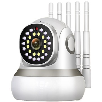 監控王 tc50 28燈夜視 五天線5g wifi智慧網路攝影機 贈64g卡(手機遠程監視/可旋轉