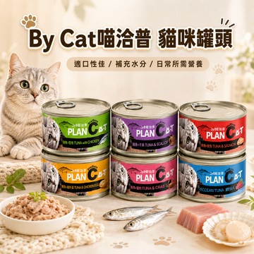 By Cat喵洽普 韓國貓罐 貓咪罐頭 寵物罐頭 貓食品 無穀湯罐 貓湯罐 副食罐 貓副食 貓點心 貓零食