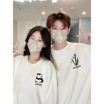 加肥大碼300斤長袖衛衣男女秋冬國風潮流網紅情侶裝寬松百搭上衣