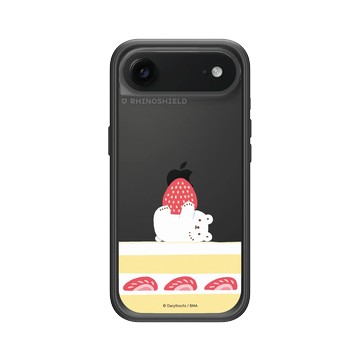 iPhone Air Mod NX -邊框背蓋組合 (相機按鈕) 黑 - 白白日記 Darylhochi - 白白草莓蛋糕