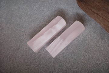 【好石多磨】紫白玉_玉石印章_夫妻結婚對章_方章