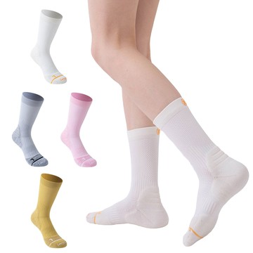 質感與功能兼具!! 腳底羊毛毛圈 SPORTS HOUSE 運動健行襪 登山 自行車 戶外 高爾夫球襪 中筒襪 女款