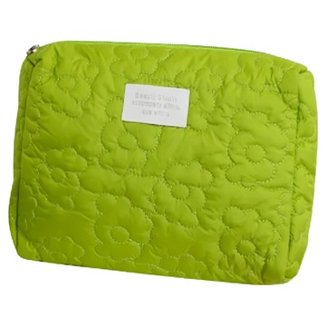 E.City 綿綿糖果風化妝洗漱收納包中包  18 x 21.5 x 7cm  綠色