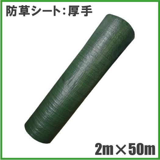 厚手 防草シート 2m×50m 農業資材 雑草防止シート 雑草シート 雑草対策 農業シート