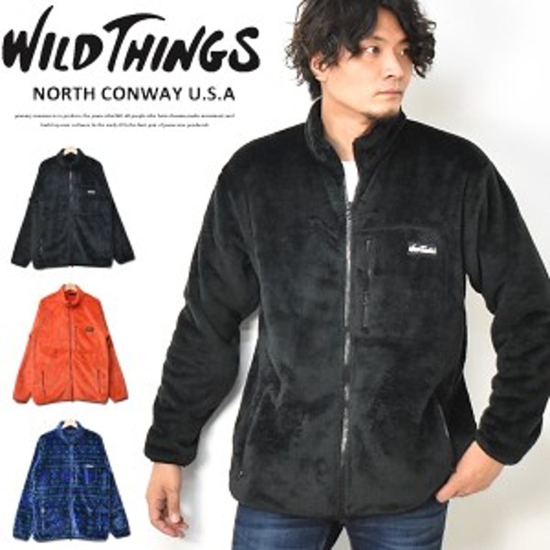 WILD THINGS ワイルドシングス シャギーフリース ジャケット ユニ