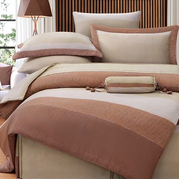 貝淇小舖 40支100%純天絲TENCEL 床包四件式全鋪棉床包組  雙人特大  漫溫  床包 + 兩用被套 + 枕套組