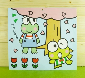 【震撼精品百貨】KeroKeroKeroppi 大眼蛙~雙面卡片-藍鬱金香